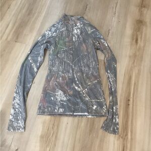 Women's Camouflage Long Sleeve Top